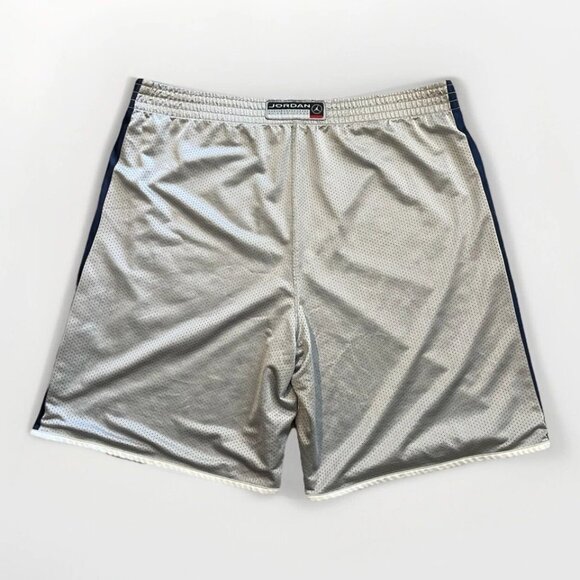 Vtg Jordan Reversible Basketball Shorts 2XL UNC Tarheels Silky Shiny Y2K Baggy‎ - Picture 4 of 12